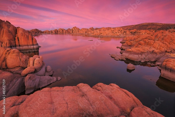 Fototapeta Watson Lake in the Granite Dells of Prescott, AZ
