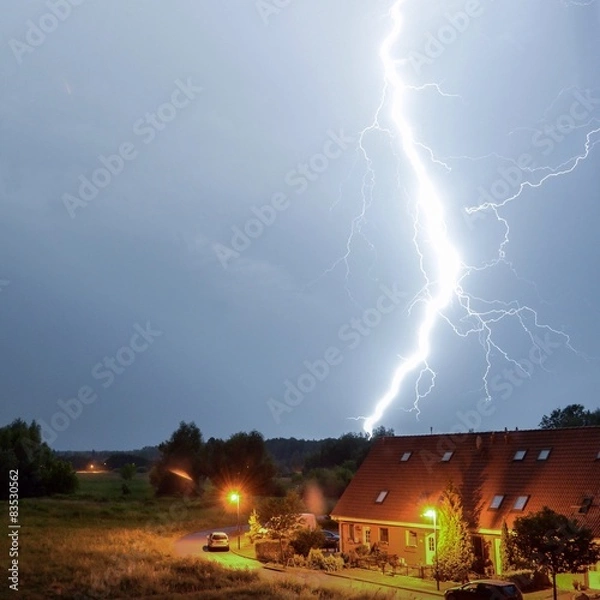 Fototapeta blitzeinschlag