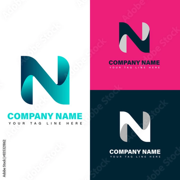 Obraz N Letter Logo