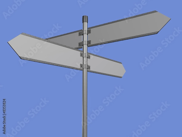 Obraz Blank signpost