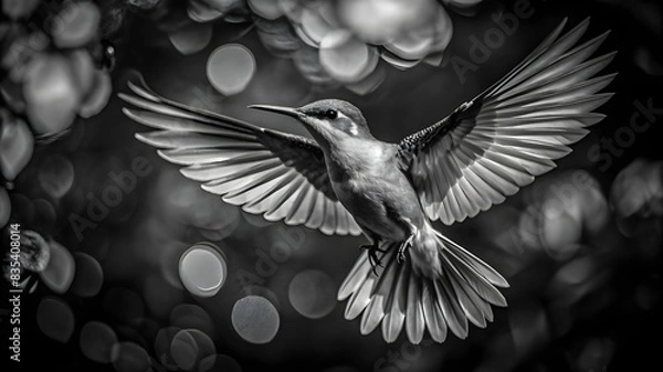 Obraz beautiful bird flying in the air