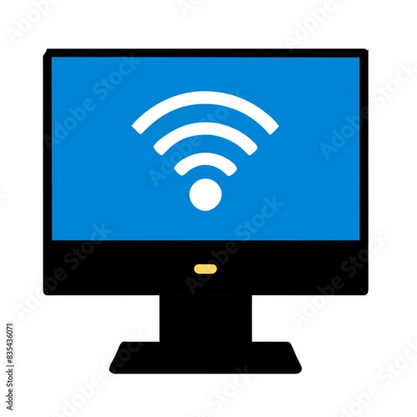 Obraz Cybersecurity icon AI Generated