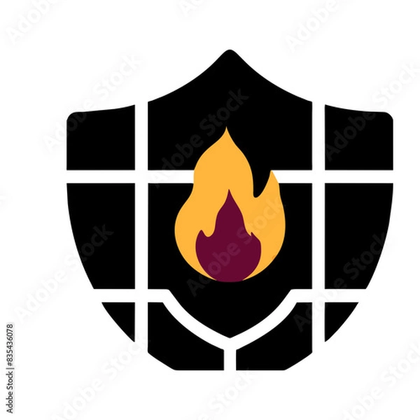 Obraz Cybersecurity icon AI Generated