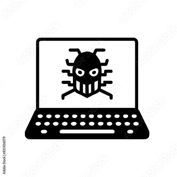 Obraz Cybersecurity icon AI Generated