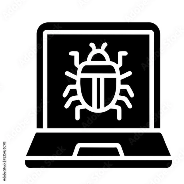 Obraz Cybersecurity icon AI Generated