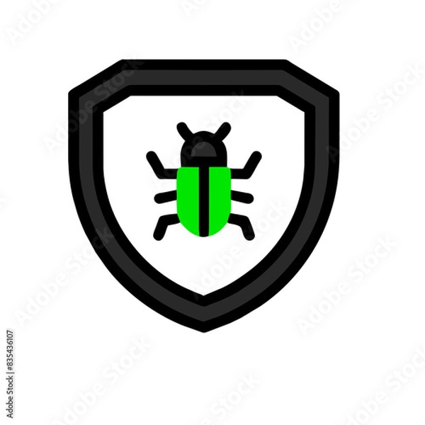 Obraz Cybersecurity icon AI Generated