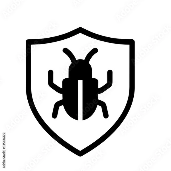 Obraz Cybersecurity icon AI Generated