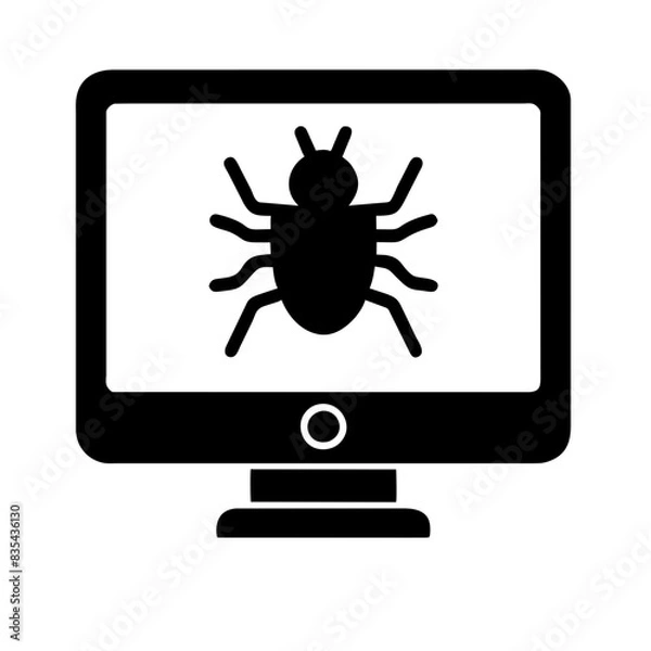 Obraz Cybersecurity icon AI Generated