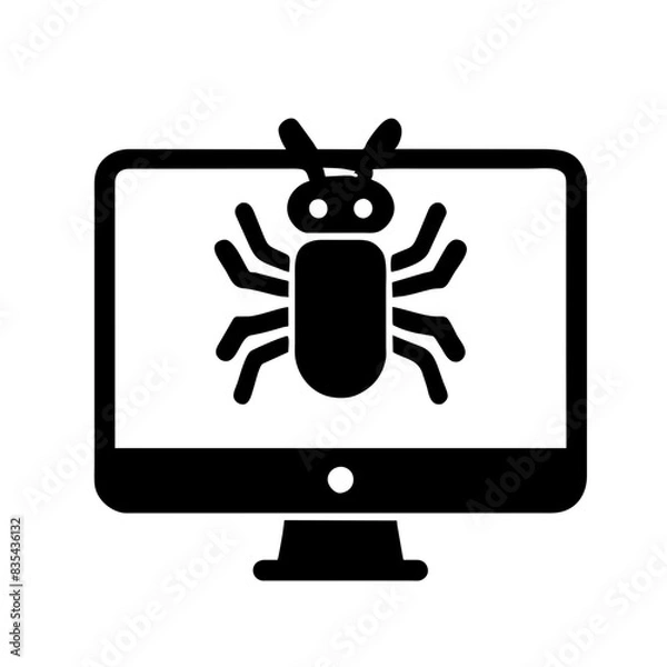 Obraz Cybersecurity icon AI Generated