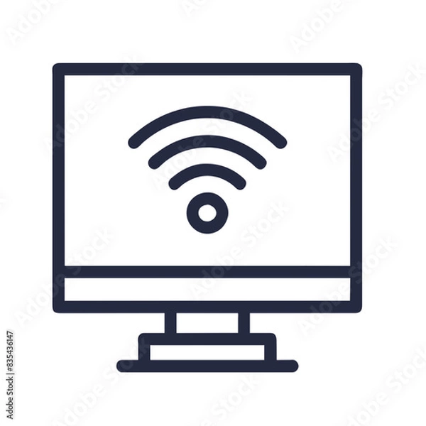 Obraz Cybersecurity icon AI Generated