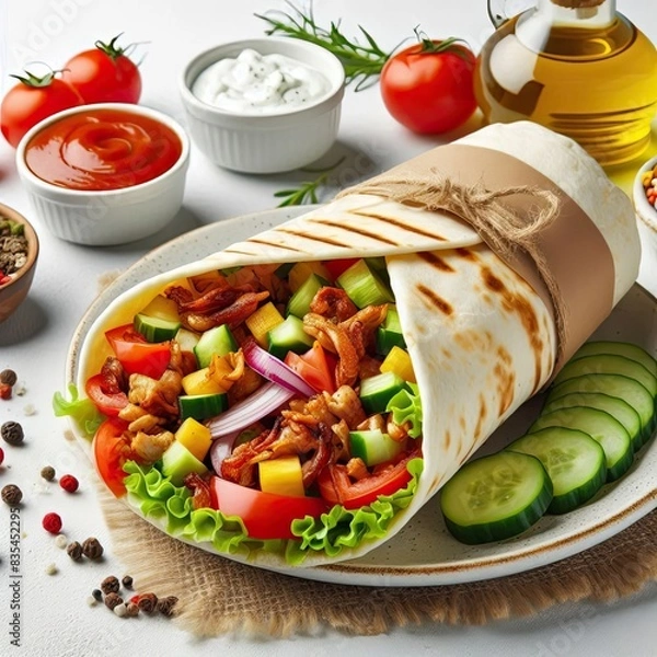 Obraz chicken and wrap