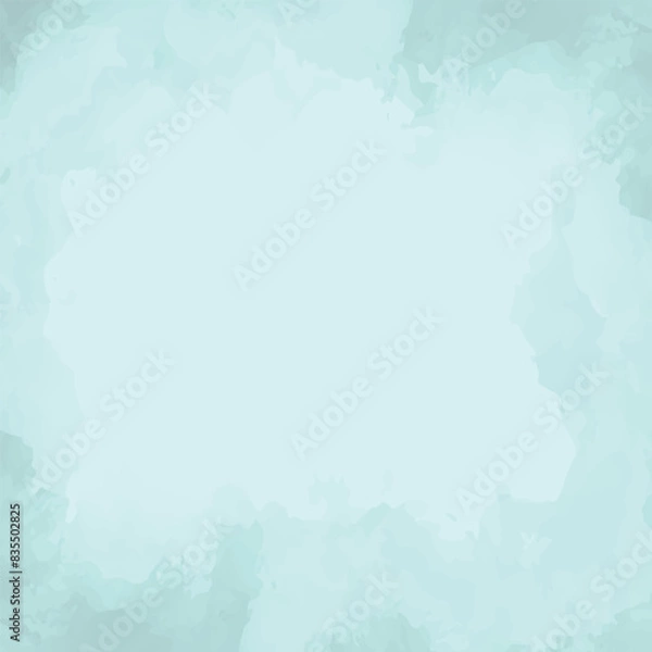 Fototapeta Blue watercolor background. Gradient background.