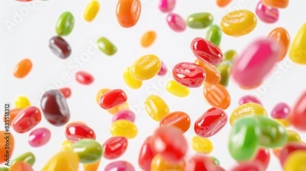 Fototapeta Jelly Beans in Air
