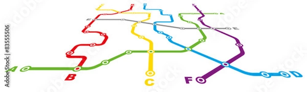 Obraz Miejski system transportu publicznego