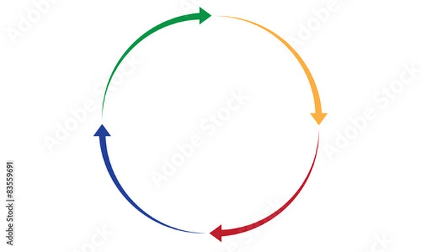 Obraz  colored arrows