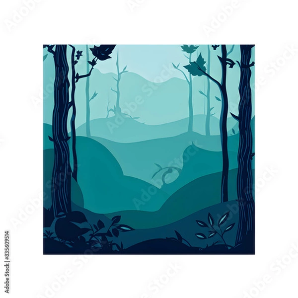 Fototapeta Vector style outline illustrations