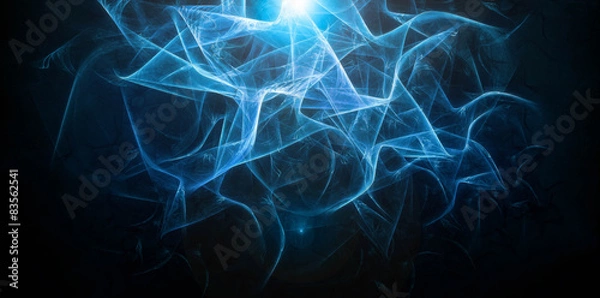 Obraz Blue soft silky background