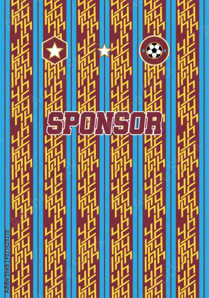 Obraz Sport Jersey Sublimation Design