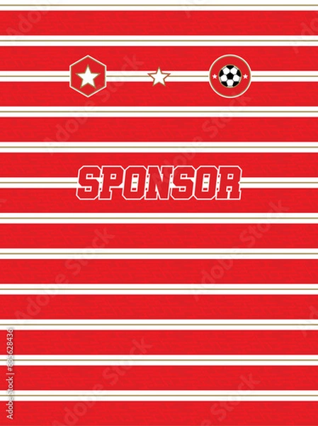 Obraz Sport Jersey Sublimation Design