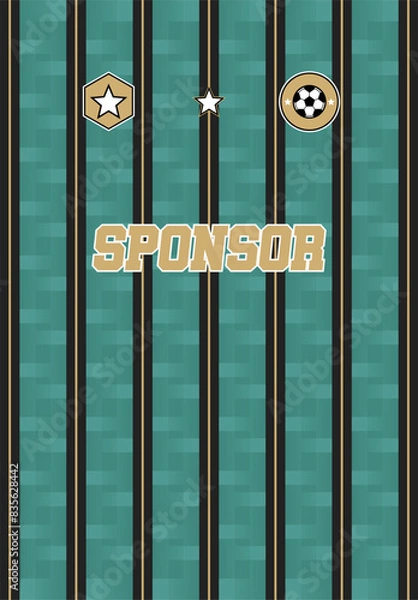 Obraz Sport Jersey Sublimation Design