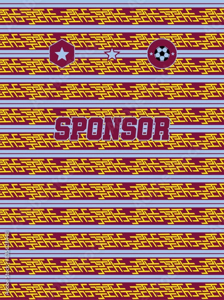 Obraz Sport Jersey Sublimation Design