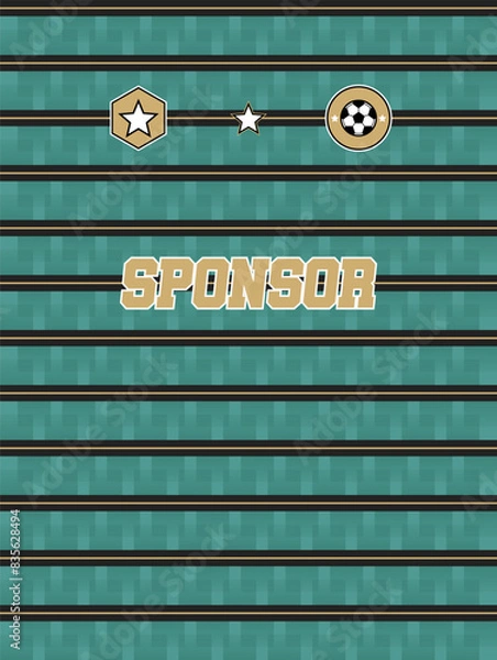 Obraz Sport Jersey Sublimation Design