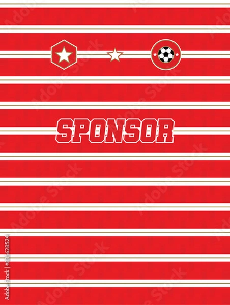 Obraz Sport Jersey Sublimation Design