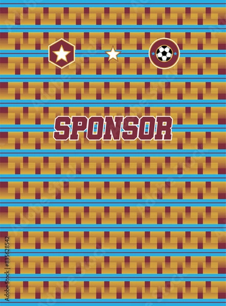 Obraz Sport Jersey Sublimation Design