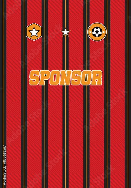 Obraz Sport Jersey Sublimation Design