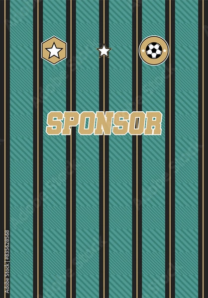 Obraz Sport Jersey Sublimation Design