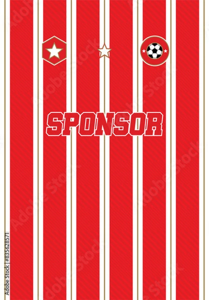 Obraz Sport Jersey Sublimation Design