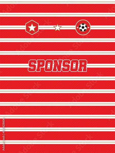 Obraz Sport Jersey Sublimation Design