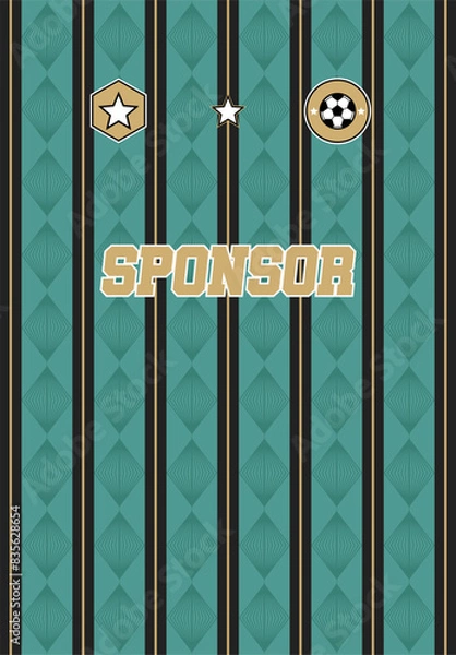 Obraz Sport Jersey Sublimation Design