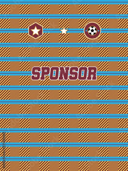 Obraz Sport Jersey Sublimation Design