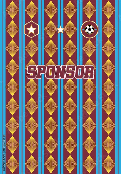 Obraz Sport Jersey Sublimation Design