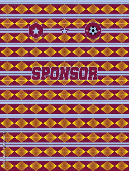 Obraz Sport Jersey Sublimation Design