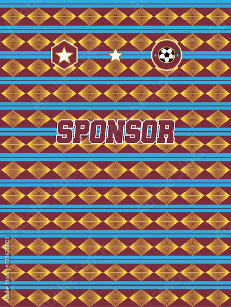 Obraz Sport Jersey Sublimation Design