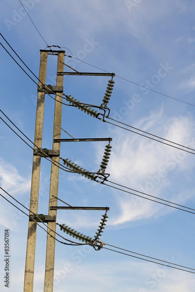 Obraz electricity post