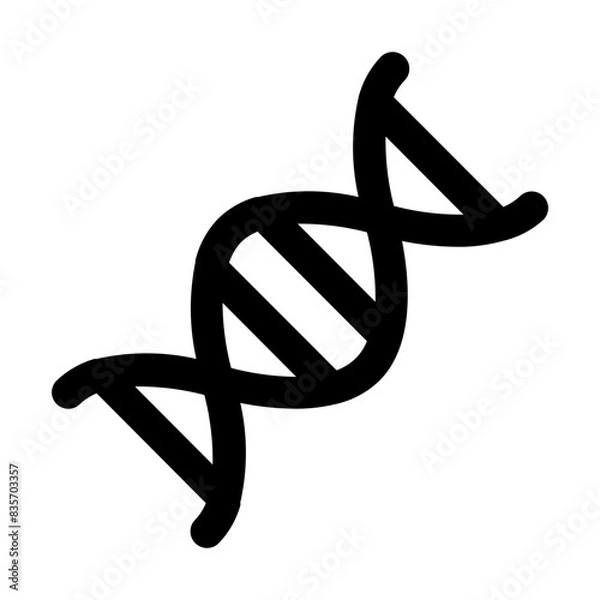 Obraz dna gene line icon