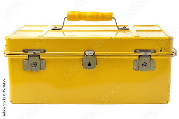 Obraz Yellow metal toolbox