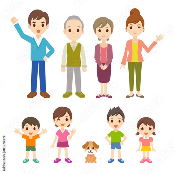 Fototapeta 家族　個別