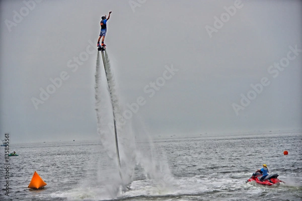 Obraz  【神奈川】横須賀　うみかぜカーニバルのフライボード