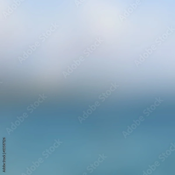 Fototapeta Abstract colorful blurred vector background. Sea and sky style