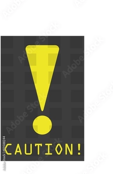 Obraz Caution!