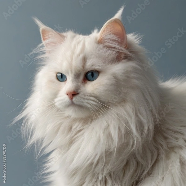 Fototapeta white persian cat