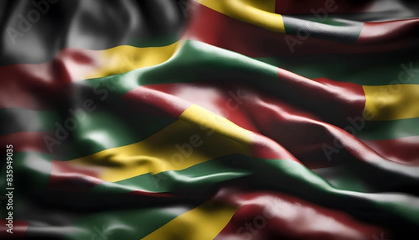 Fototapeta waving flag