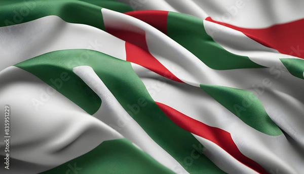 Fototapeta waving flag