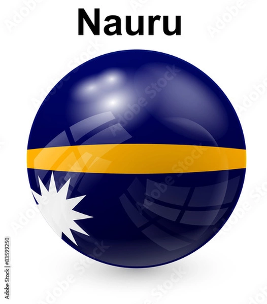 Obraz nauru official state flag