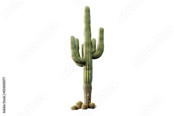 Obraz Saguaro cactus isolated on transparent background