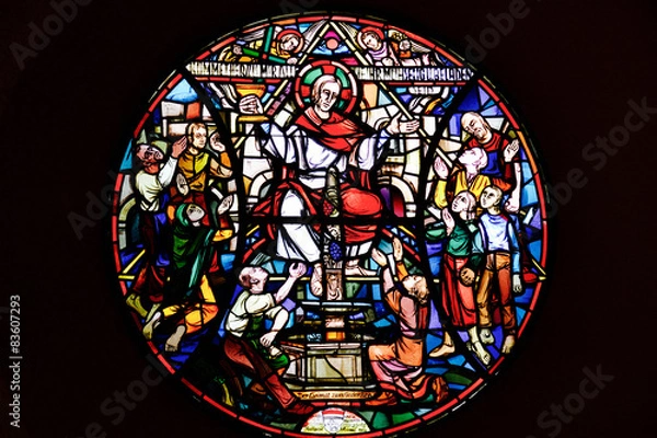 Obraz Kirchenfenster / Bleiglasfenster